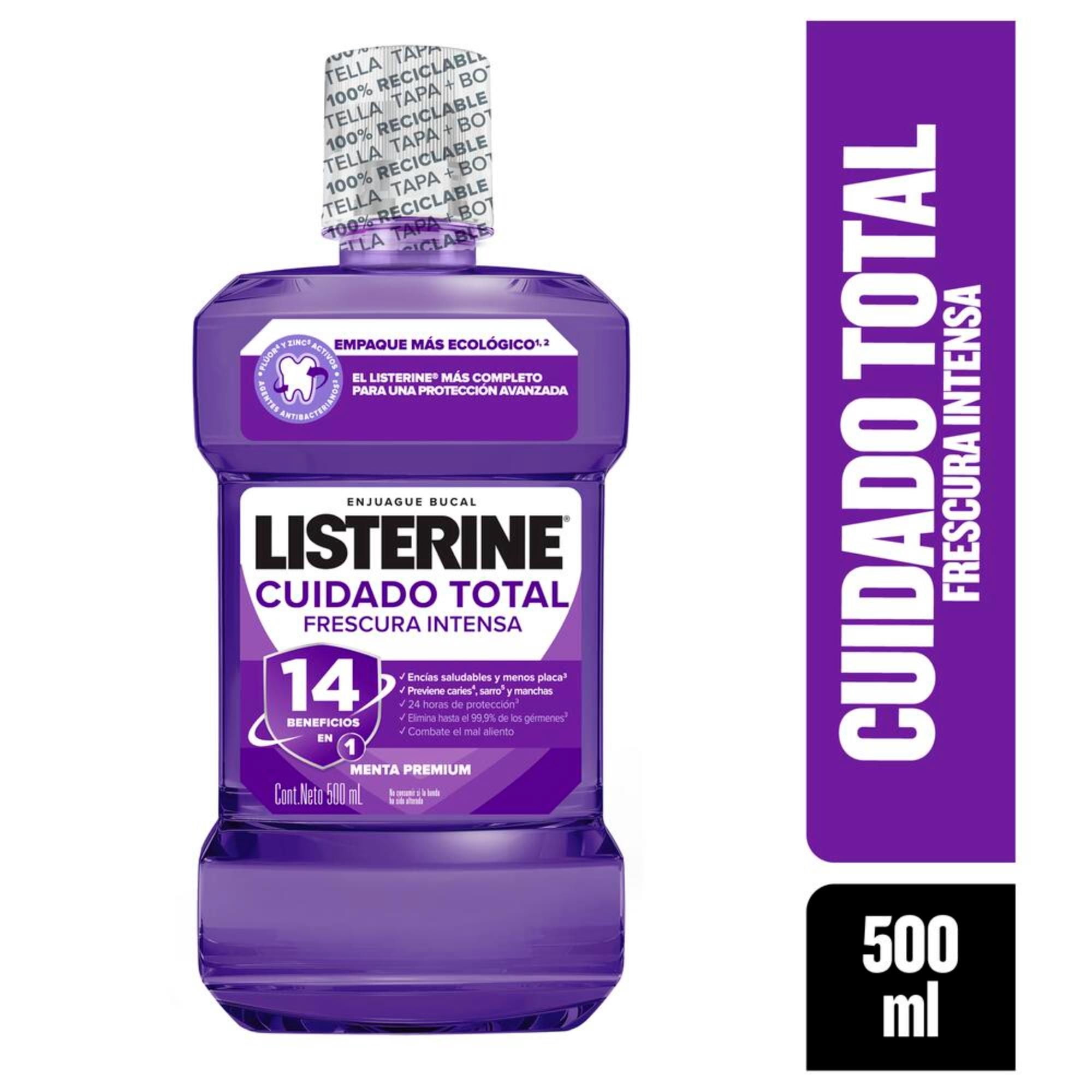Enjuague Bucal Cuidado Total 500 ml Listerine