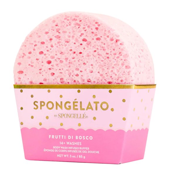 Exfoliante corporal SPONGELLÉ Spongelato Loofah con gel de baño Frutti di Bosco