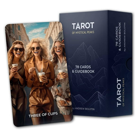 Baraja de cartas del Tarot ANDREWBOLOTIN Tarot de los Picos Místicos