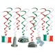 thumbnail image 1 of Remolinos decorativos italianos Beistle paquete de 12 de 44.5 cm a 78.7 cm, 1 of 1