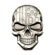 thumbnail image 2 of Calcomanía 3D Skull Etiqueta Engomada Del Coche PLATABLE PARA EL CAMIóN DE MOTORIA GRAY, 2 of 5