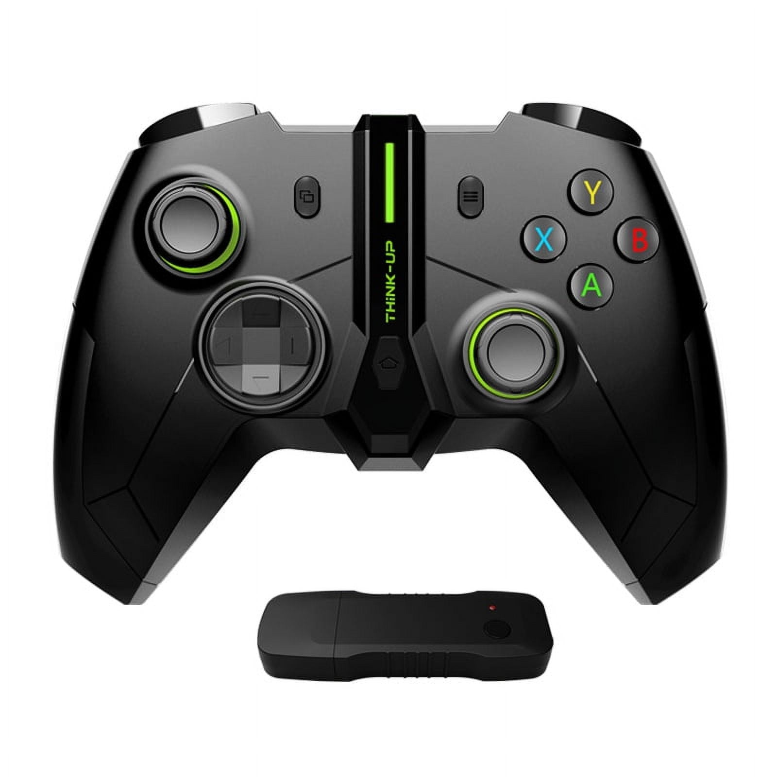Controlador Inalámbrico Aaronmei 2.4g Compatible Xbox One Series Ps3 Pc Negro Verde