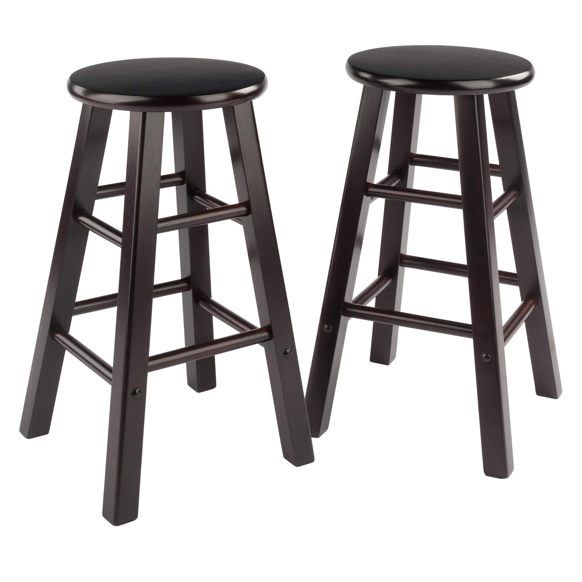 Juego De Taburetes Winsome Element Classic Sin Respaldo, 2 Piezas