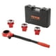 thumbnail image 1 of Kit enhebrador de tubos con trinquete VEVOR con 3 troqueles 1/2, 3/4, 1 NPT, 1 of 3