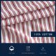 thumbnail image 4 of Juego de sábanas Nautica Coleridge Stripe Red 100% algodón Twin XL, 4 of 6