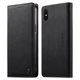 thumbnail image 1 of Funda Billetera de Cuero para [iPhone X/XS], Bloqueo RFID, Tarjetas y Soporte Negro, 1 of 5
