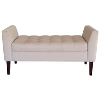 Genérico - Banqueta Baúl Patagonia Color Beige