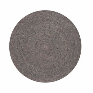 Form Design - Alfombra Redonda Yute Gobi Diam160 Gris