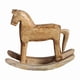 thumbnail image 1 of Figura De Caballo Mecedor, Bonita Estatua De Caballo De Madera Para Fiestas, Dormitorio, Estantería., 1 of 5