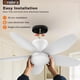 thumbnail image 3 of Ventilador de Techo Orabriz CF01 35 in DC 6 Velocidades LED con Control Remoto, 3 of 3