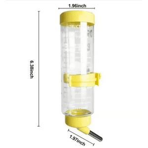 Genérico - Botella De Agua Para Hámster Dispensador Amarillo