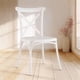 thumbnail image 1 of Silla Crossback Para Comedor Apilables De Polipropileno Blanca, 1 of 8
