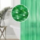 thumbnail image 4 of Cortina de ducha de 182 cm de largo, EVA resistente, transparente, con 12 ganchos, impermeable y sin olor., 4 of 6