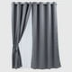 thumbnail image 1 of Set Cortinas de Casa 6 Piezas Gris, 1 of 2