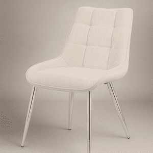 Oh! Mi Hogar ® - Silla Milano Lino Base Plata