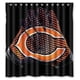 thumbnail image 1 of Cortina de ducha de los Chicago Bears, juego de cortina de baño con ganchos, tamaño 66 x 72 pulgadas, 1 of 3