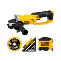 Kit Promo Esmeril Dewalt Dcg412B + Huincha + Escuadra Y Disco Amarillo