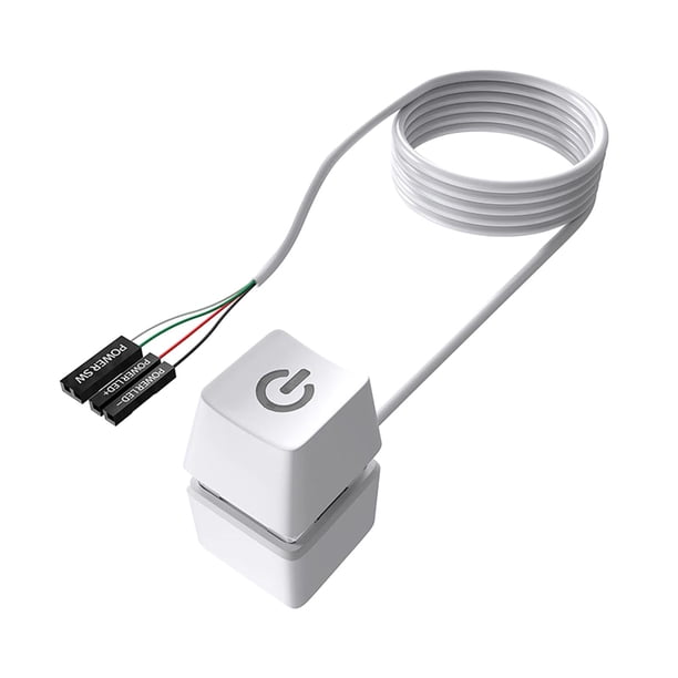 Interruptor de encendido para computadora de escritorio, control remoto externo, pequeño botón de encendido de 165cm, interruptor móvil de escritorio