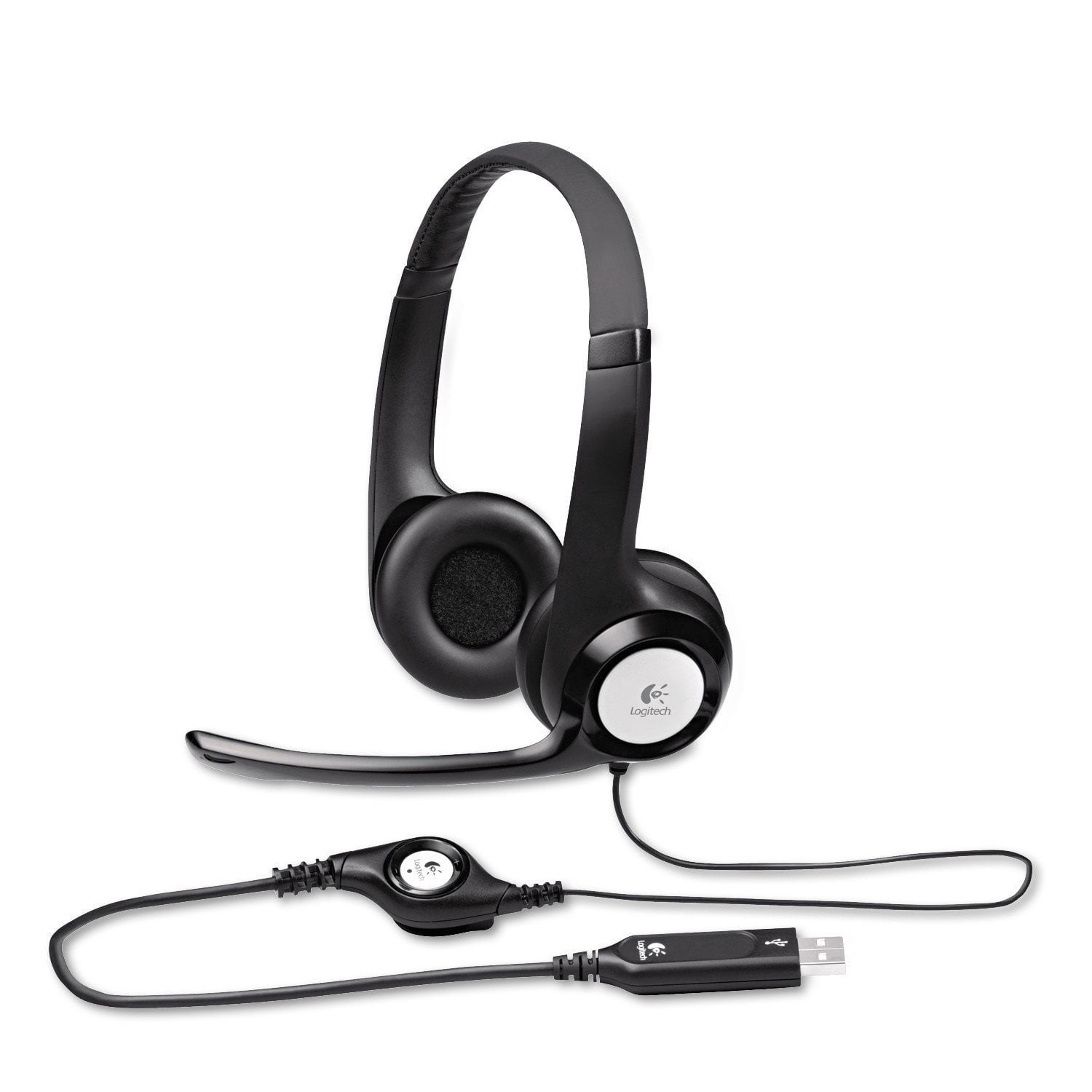 Auriculares Logitech H390 Usb Con Auriculares Con Cancelación De Ruido