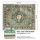 thumbnail image 2 of Alfombra Brevonox Vintage Oriental para sala de estar, 240 x 300 cm, color verde, 2 of 8