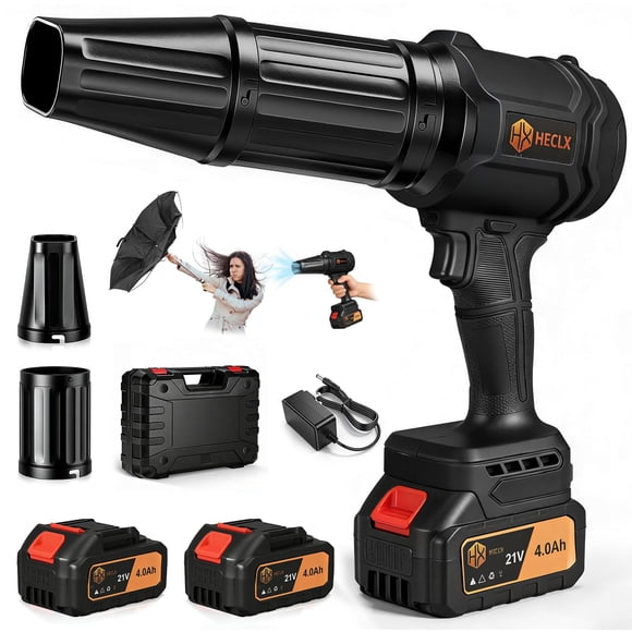 Soplador de Hojas Inalámbrico HX HECLX 21V con Doble Batería