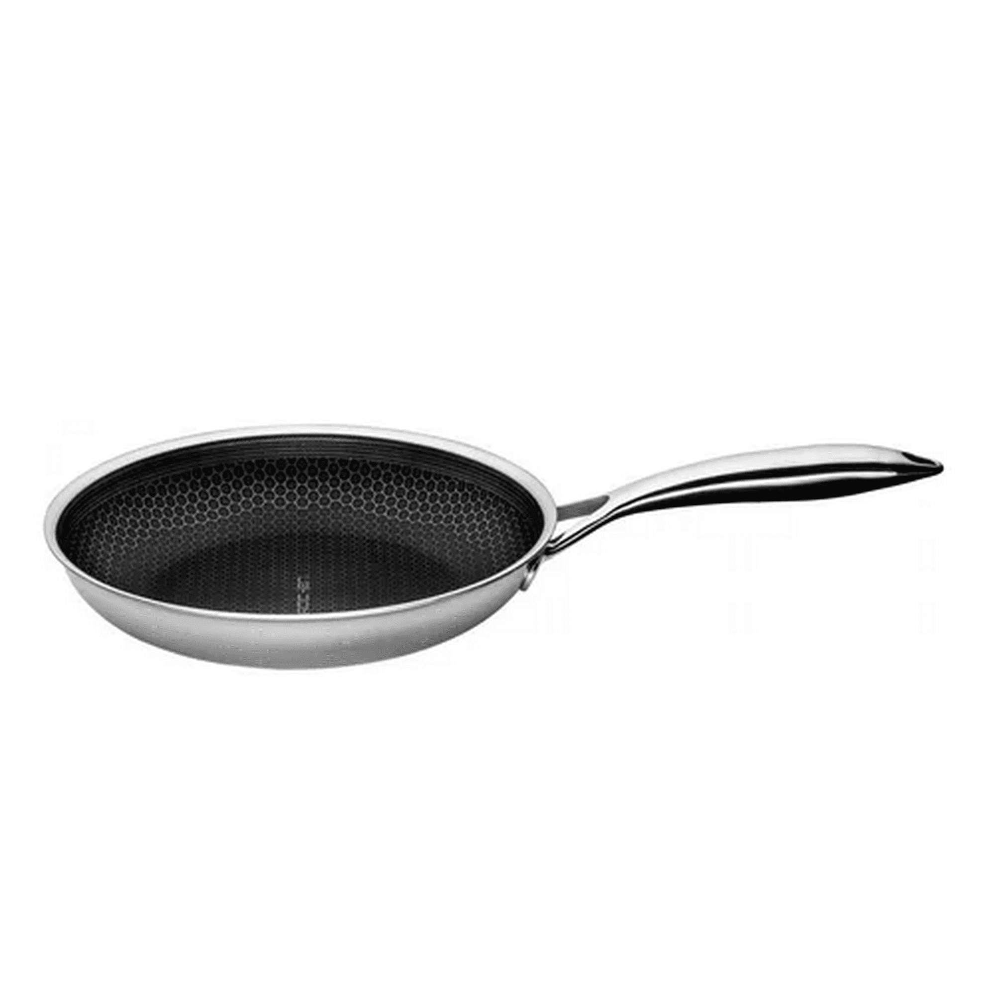 Genérico - Sartén Roichen De 28 Cm, Acero Inoxidable, Cocina Premium, Gris