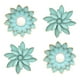 thumbnail image 1 of Set 4 Espejos Y Flores De Loto Decorativos Turquesa Jhn, 1 of 3