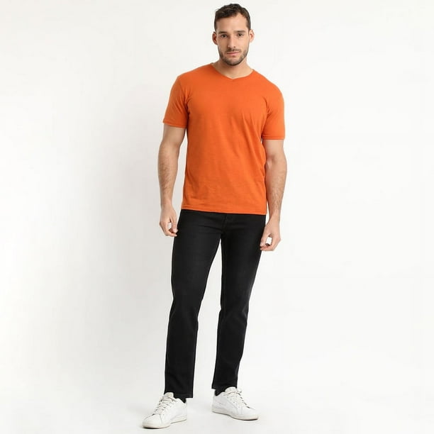 Jeans Básico Spandex Slim Fit Gris Oscuro