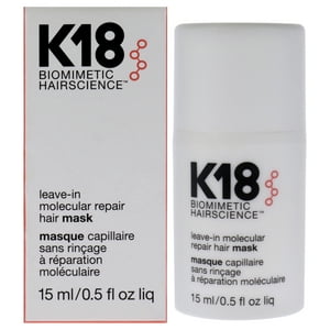 K18 Hair - Mascarilla Capilar Reparadora Molecular Sin Enjuague De Para Mujeres - Mascarilla De 15Ml