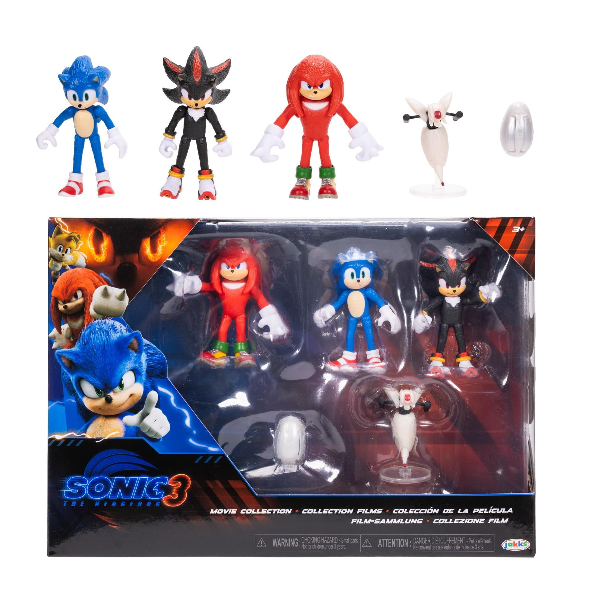 Figuras De Acción Sonic The Hedgehog Movie De 6 Cm Con Accesorio