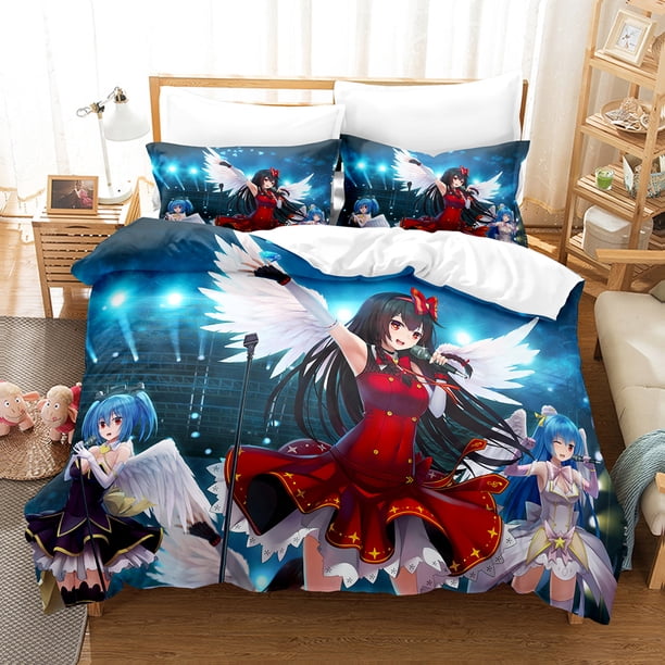 Warship Girls Bedding Set Single Twin Full Queen King Size Bed Set Aldult Kid Bedroom Duvetcover Sets bed sheet setBed Sheets