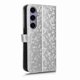 thumbnail image 4 of Funda Cartera Lunares Samsung galaxy S25 FE con Tarjetero, Correa y Soporte Plata, 4 of 6