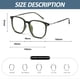 thumbnail image 2 of Gafas de montura grande con lentes anti-luz azul de tendencia de moda, fabricadas en TR y resina., 2 of 5