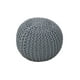 thumbnail image 1 of Puff Deco Puff Dori Redondo Gris Claro Diseño Moderno 0,3x0,4 mts, 1 of 2