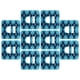 thumbnail image 1 of Parche Overtape RockaDex Argyle Blue 10 cm (paquete de 10), 1 of 8