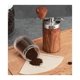 thumbnail image 2 of Molina de café manual con tamaño de molino de granos ajustable - Molina de café manual con molino de manivela manual - ideal para café espresso fresco en casa, en la oficina o para viajar (E, 2 of 3