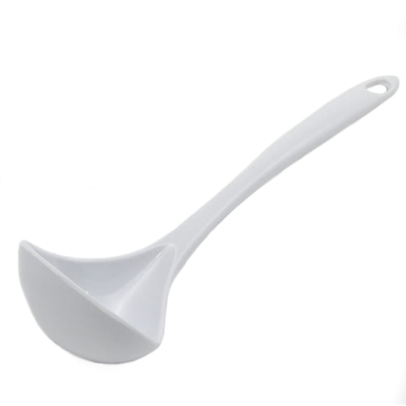 Cucharón de cocina Chef Craft 27 cm de melamina blanco