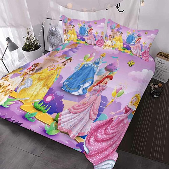 Pink Chain Shine Duvet Quilt Covers Pillow Case Bedding Sets3-Piece Bedding Set (1 Duvet Cover + 2 Pillow Shams)