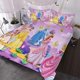 thumbnail image 1 of Pink Chain Shine Duvet Quilt Covers Pillow Case Bedding Sets3-Piece Bedding Set (1 Duvet Cover + 2 Pillow Shams), 1 of 3