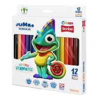Scribe Colores Vibrantes Jumbo 12 Lapices