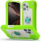 thumbnail image 1 of Funda para Apple iPhone 13 Pro Max de 6.7 Pulgadas con Soporte de Doble Anillo, Soporte Giratorio de 360°, PC+silicona, Cubierta de Teléfono a Prueba de Golpes de Grado Militar de Alta Resistencia,, 1 of 6