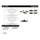 thumbnail image 2 of Pastillas Freno para auto Seat Cordoba 1993-2002 Delantero, 2 of 5