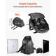 thumbnail image 2 of Bolsa trasera para moto VEVOR 10L, impermeable, tela Oxford negra, 2 of 9