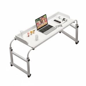 Global Latin Group - Mesa Portátil Ajustable Ideal Para Trabajar Y Estudiar Blanco