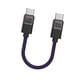 thumbnail image 2 of Cable USB C A USB C De 240 W, Cable De Carga Rápida Universal Tipo C Trenzado De Nailon De 0,2 M, 2 of 3