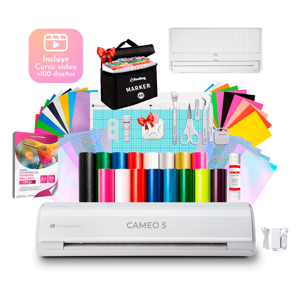 Silhouette - Kit Cameo 5 Blanca + Curso En Video