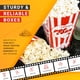 thumbnail image 3 of Cajas de papel para palomitas Salbree 110 Movie Night, 1,36 L, color rojo y blanco, 3 of 9