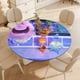 thumbnail image 4 of Elementos-theme Fitted Round Tablecloths Elastic Edged Table Covers Waterproof Table Cloth for Kitchen Holiday Party Tables Decor 120cm, 4 of 6
