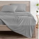 thumbnail image 2 of Juego de sábanas Bare Home Full gris claro de microfibra, 2 of 9