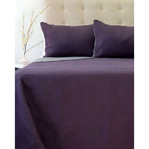 Cubrecama Quilt Bicolor 2 Plazas Doral Mas 2 Almohadas De Regalo